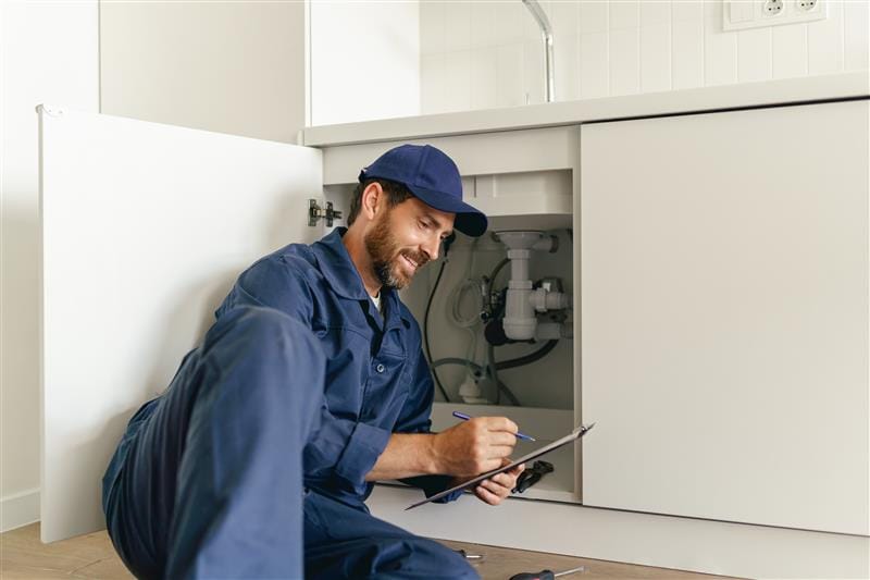 Residential plumber providing service in a Citrus Heights home